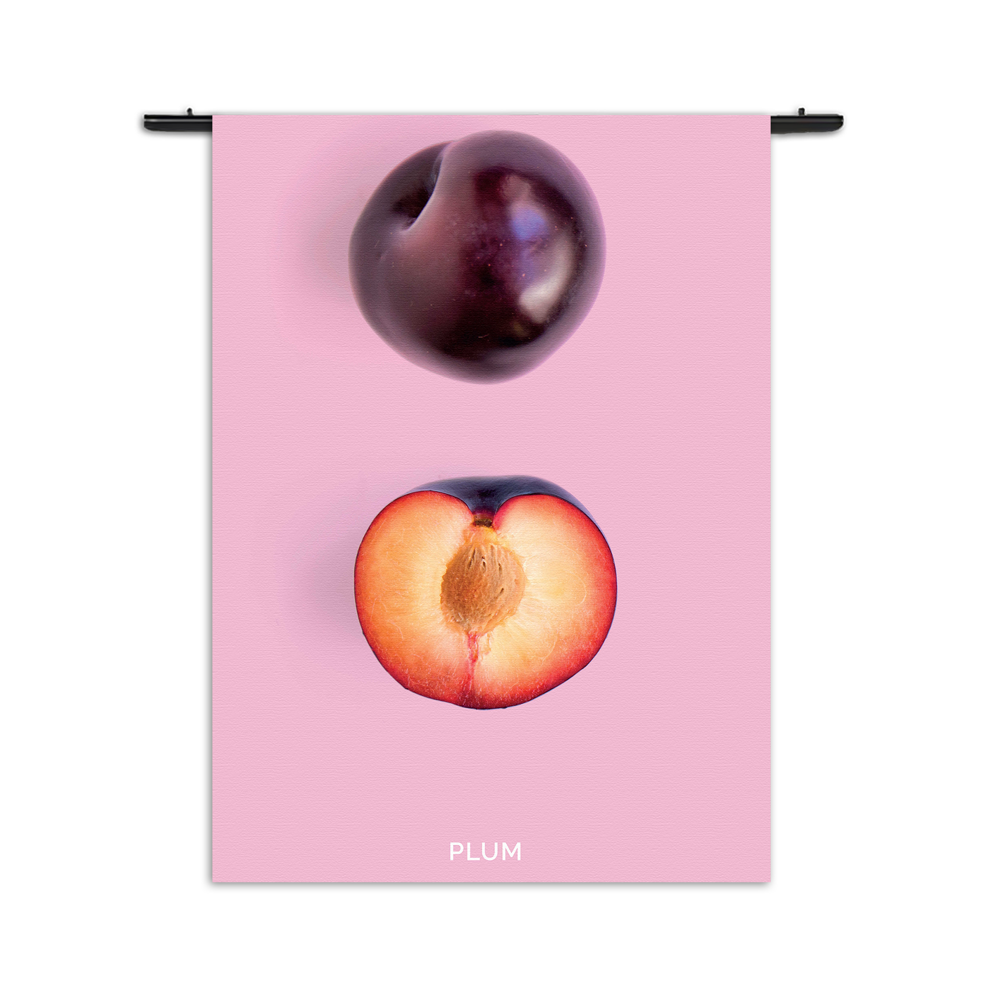 Wandkleed Plum Pruim Paars Rechthoek Verticaal