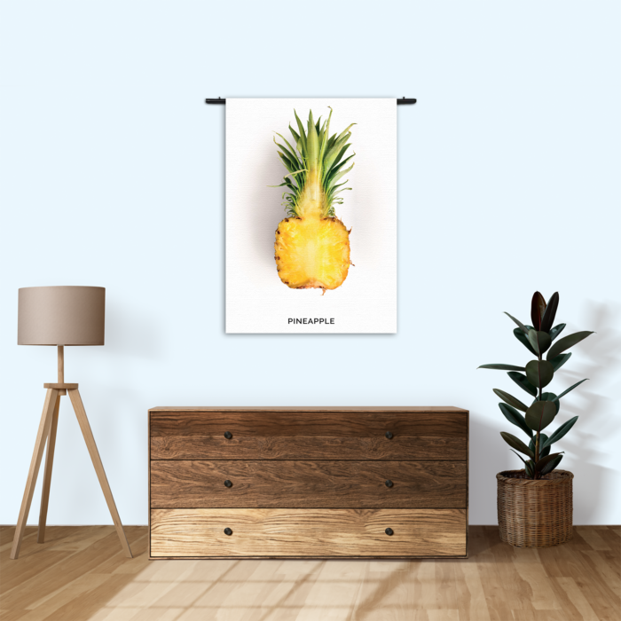 Wandkleed Pineapple Doorsnee 01 Rechthoek Verticaal Template 50 70 Verticaal Eten En Drinken 11 1