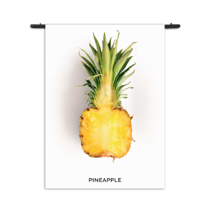 Wandkleed Pineapple Doorsnee 01 Rechthoek Verticaal