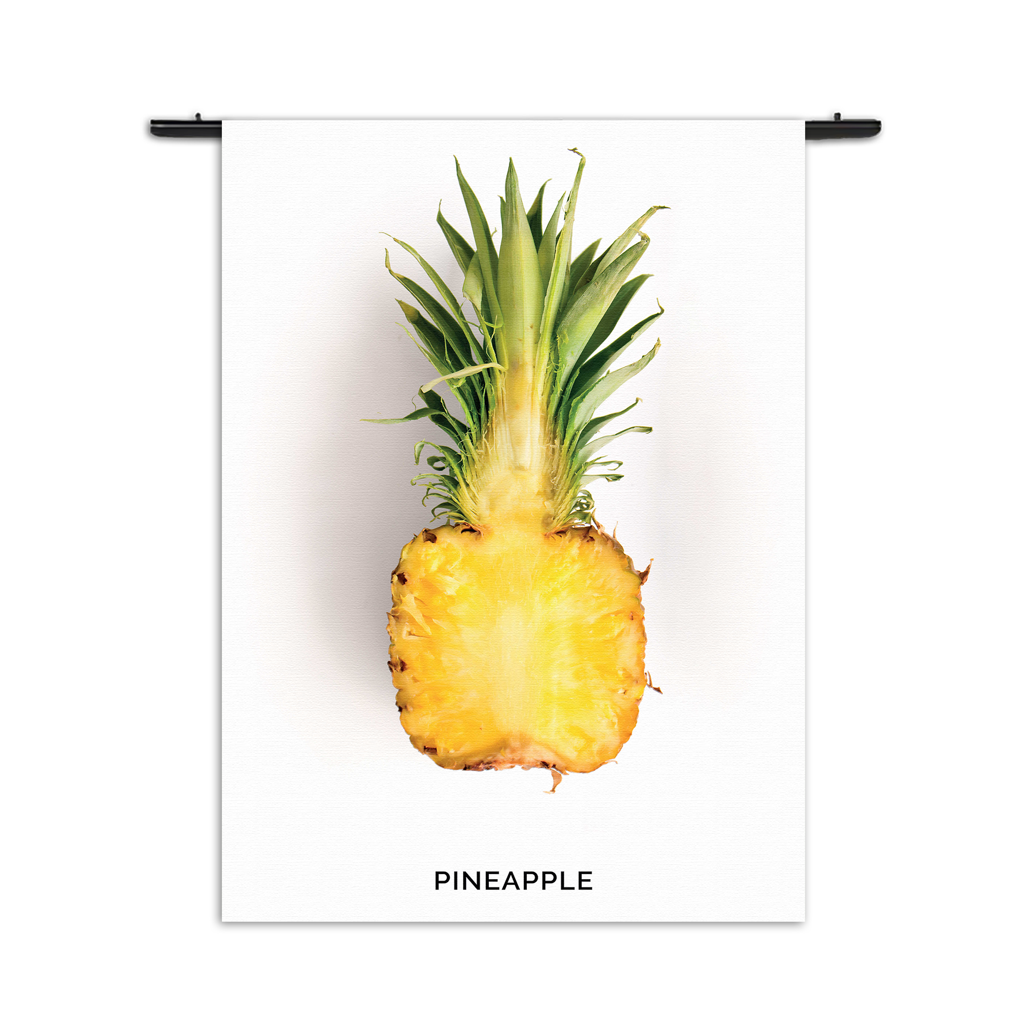 Wandkleed Pineapple Doorsnee 01 Rechthoek Verticaal