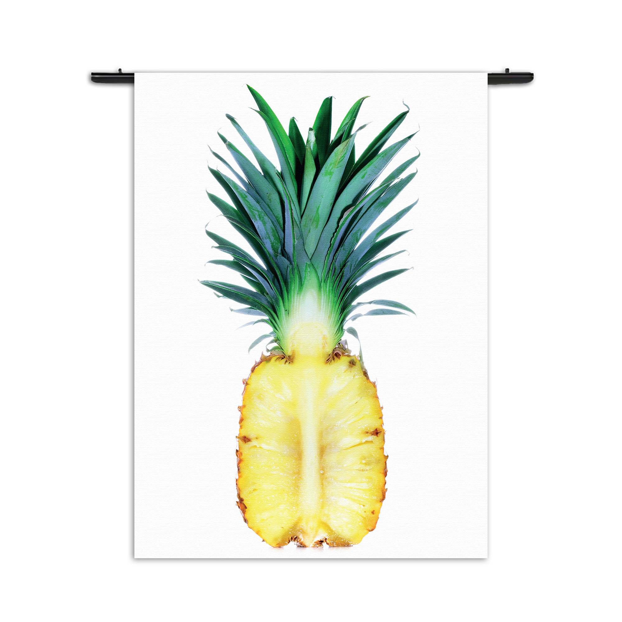 Wandkleed Pineapple Doorsnee 02 Rechthoek Verticaal