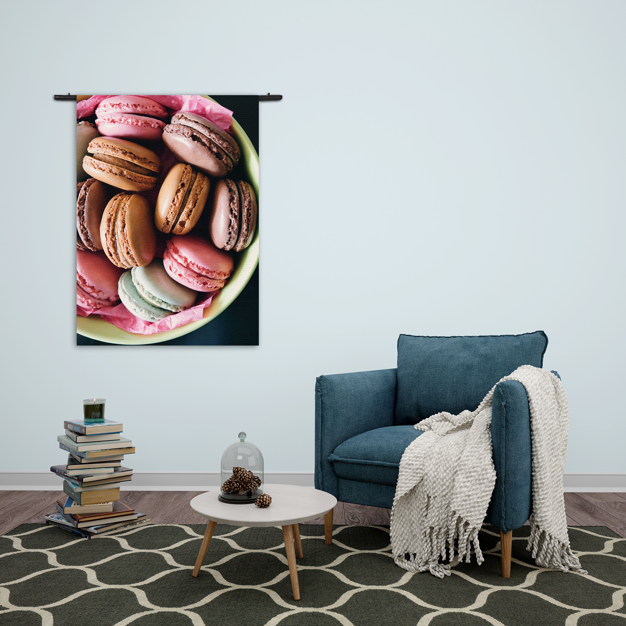 Wandkleed Macarons 02 Rechthoek Verticaal Template 50 70 Verticaal Eten En Drinken 19 2