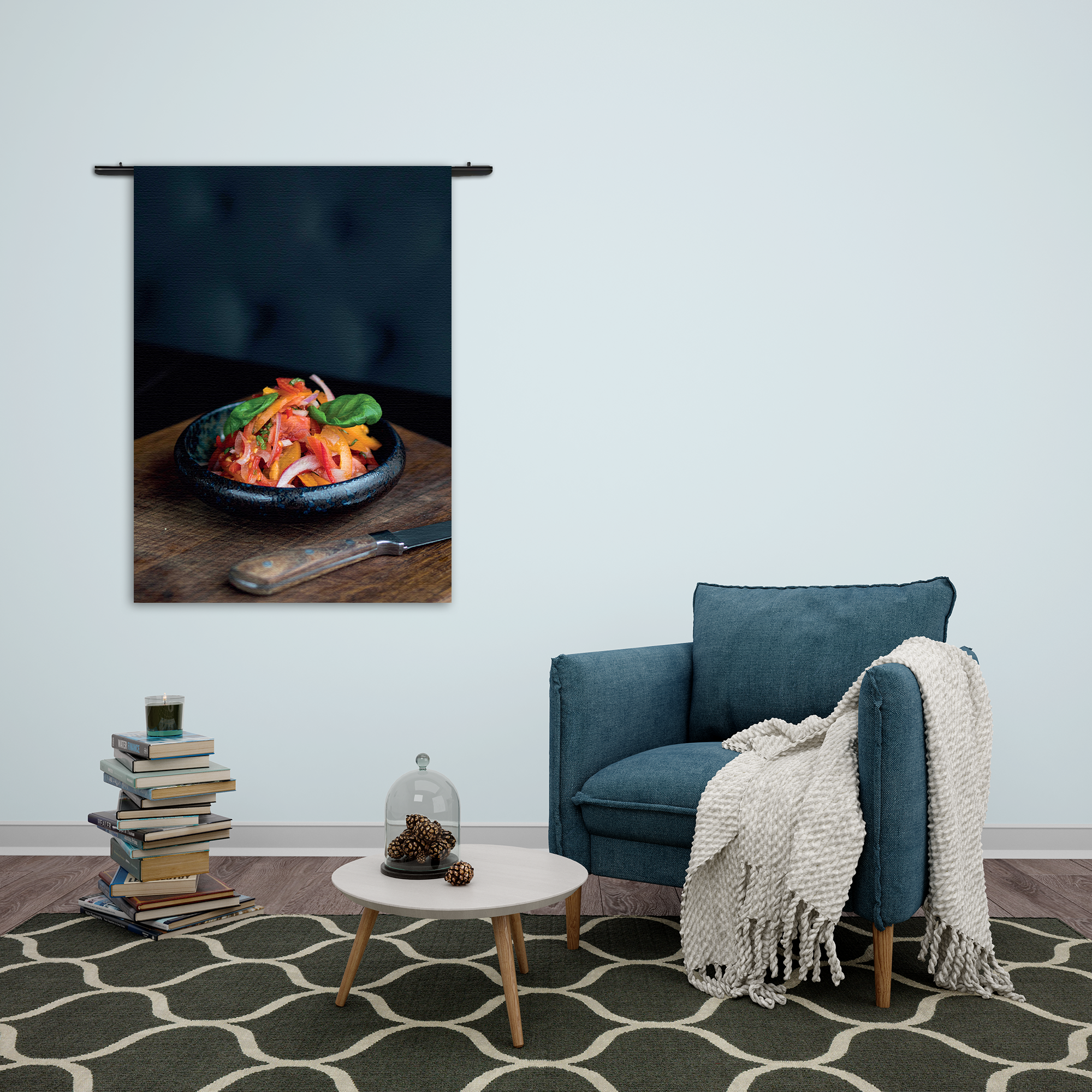 Wandkleed Gegrillde Groentes Rechthoek Verticaal Template 50 70 Verticaal Eten En Drinken 29 2