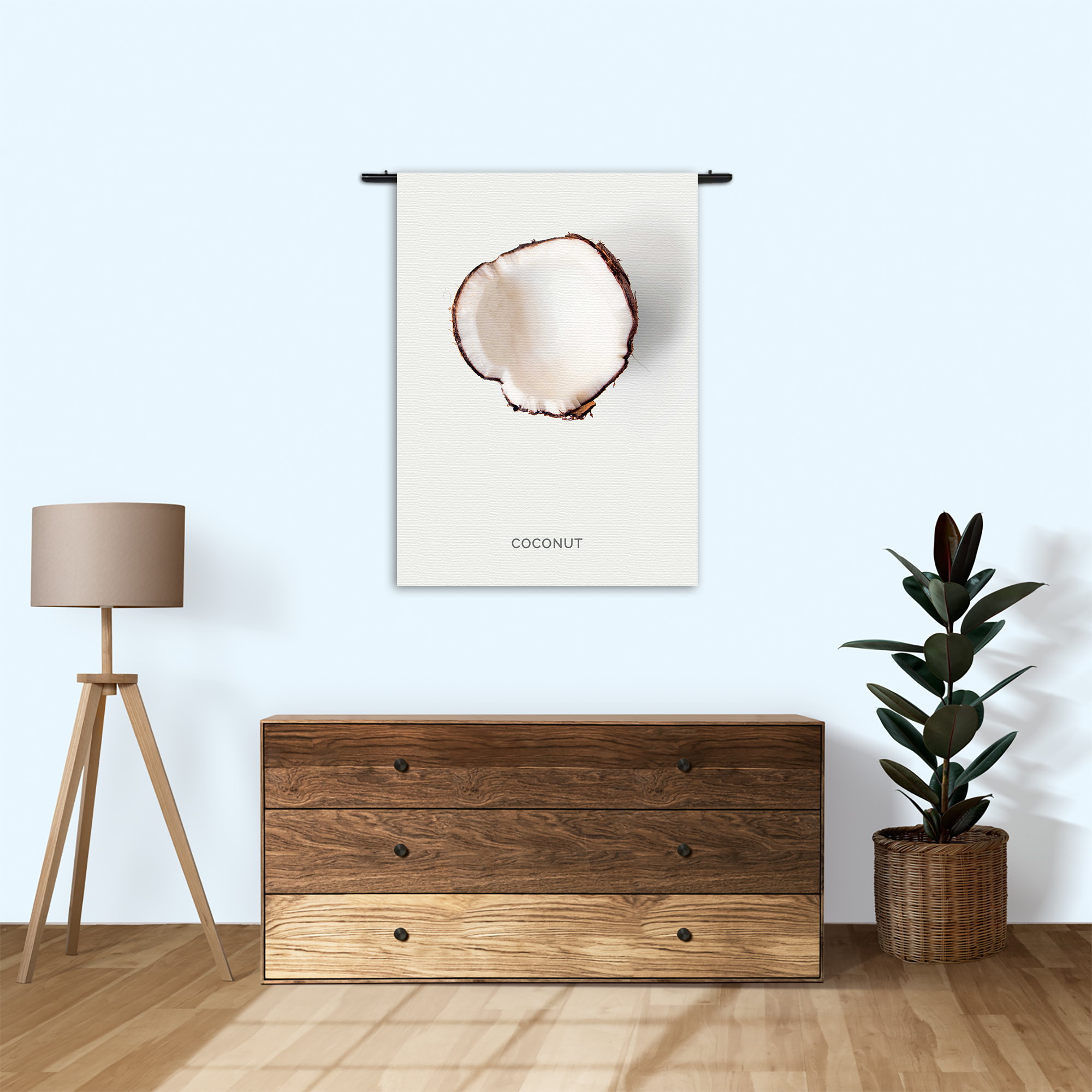 Wandkleed Coconut Rechthoek Verticaal Template 50 70 Verticaal Eten En Drinken 3 1