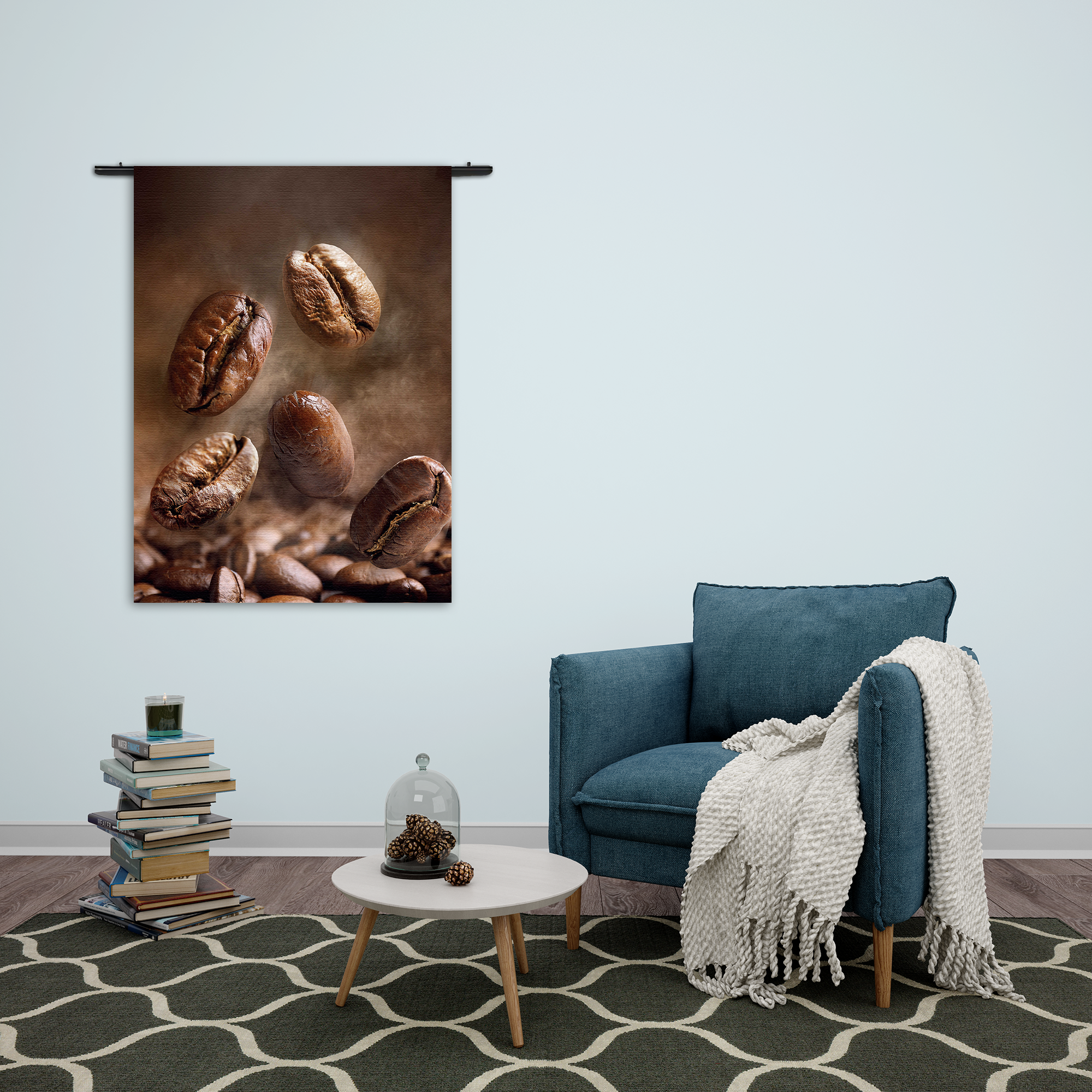 Wandkleed Koffiebonen Rechthoek Verticaal Template 50 70 Verticaal Eten En Drinken 32 2