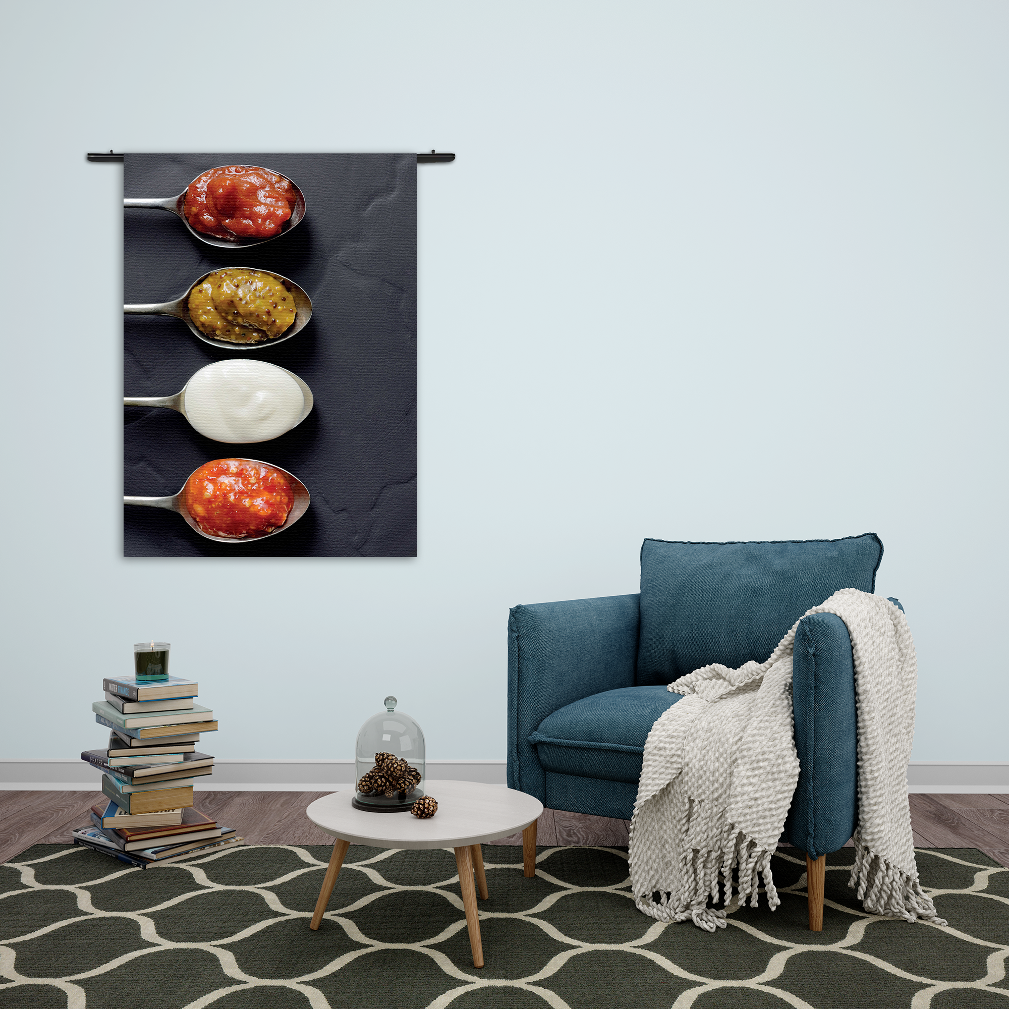 Wandkleed Pittige Sauzen Rechthoek Verticaal Template 50 70 Verticaal Eten En Drinken 34 2