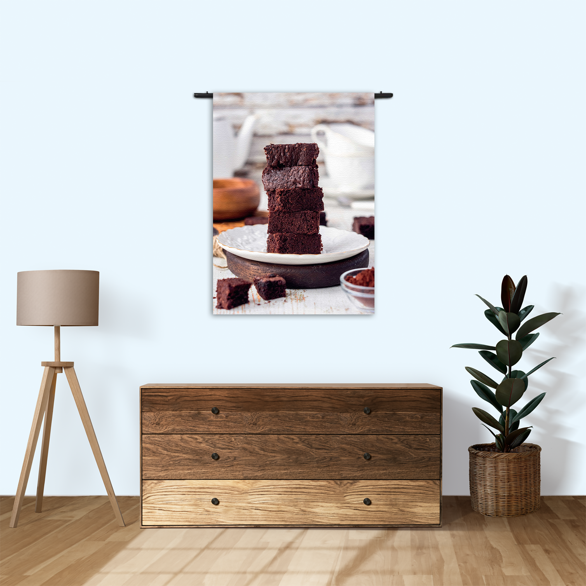 Wandkleed Brownies Rechthoek Verticaal Template 50 70 Verticaal Eten En Drinken 69 1