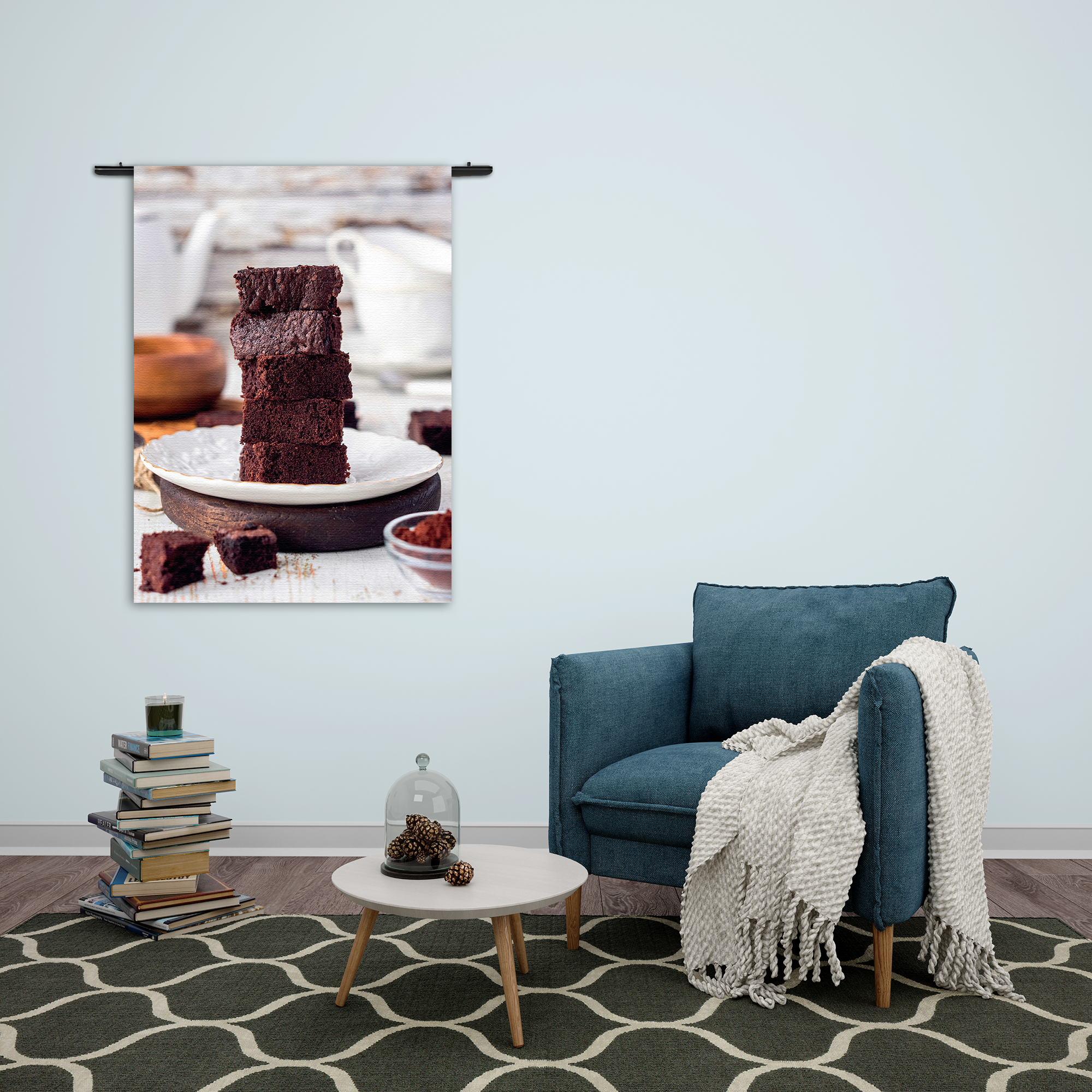 Wandkleed Brownies Rechthoek Verticaal Template 50 70 Verticaal Eten En Drinken 69 2