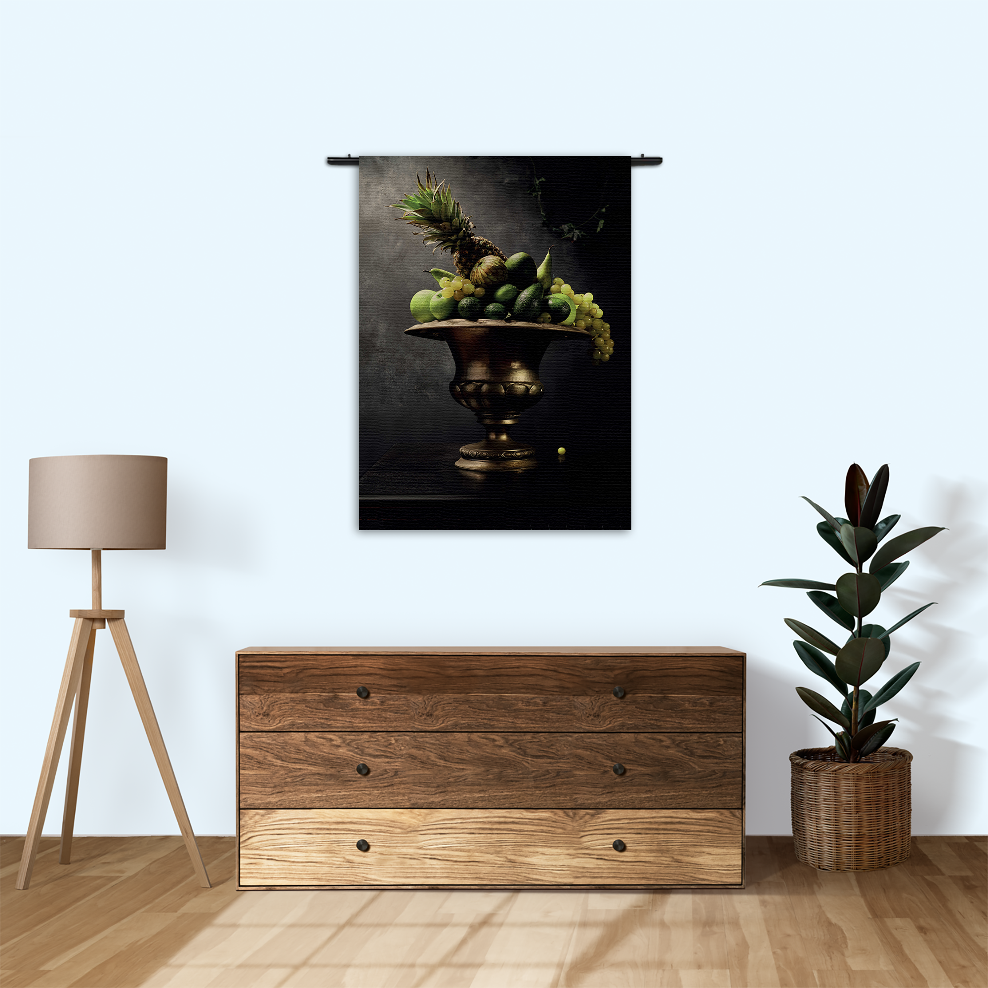 Wandkleed Fruit Schaal 01 Rechthoek Verticaal Template 50 70 Verticaal Eten En Drinken 74 1