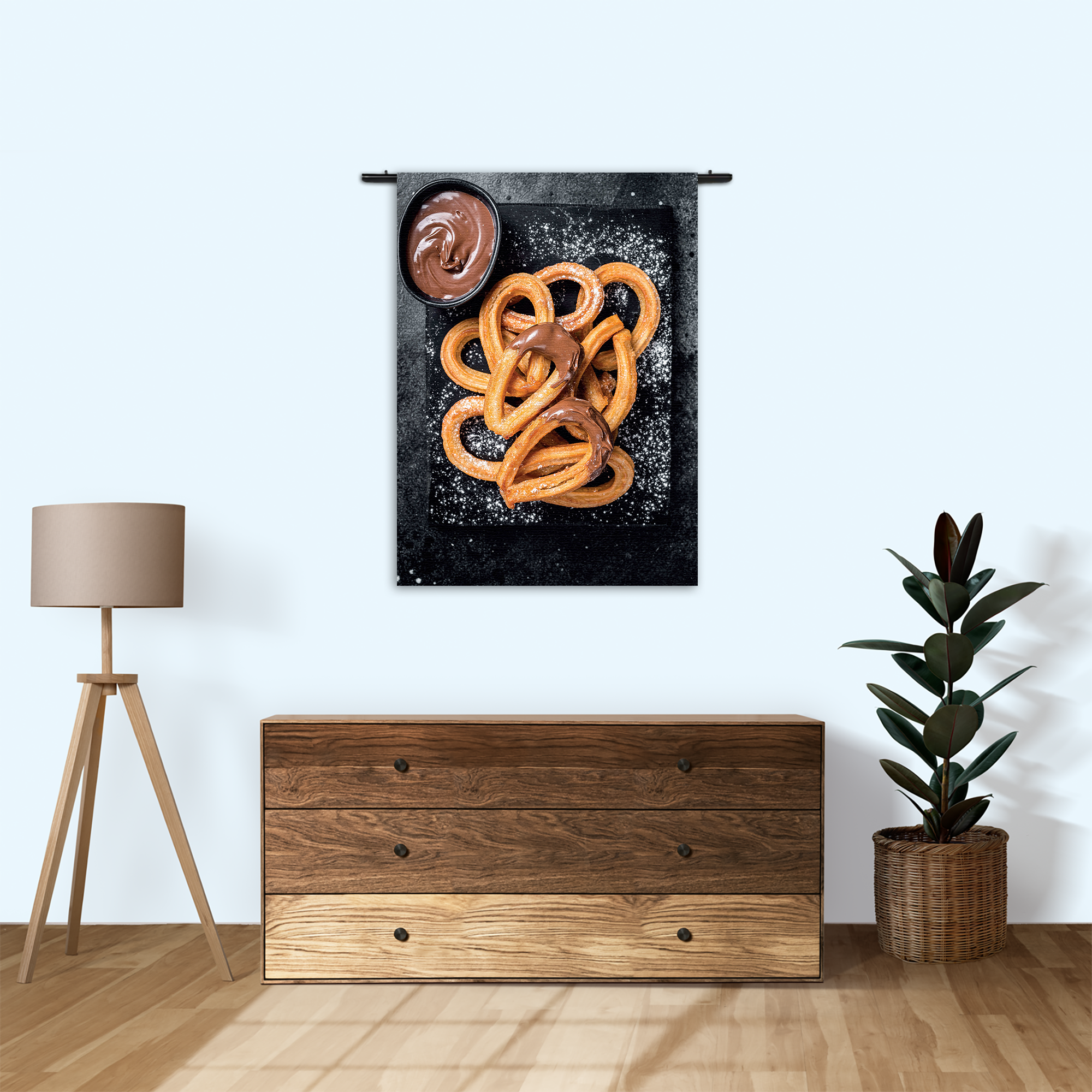 Wandkleed Churros Rechthoek Verticaal Template 50 70 Verticaal Eten En Drinken 76 1
