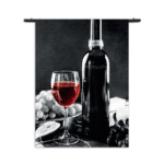 Wandkleed Red Red Wine 01 Rechthoek Verticaal