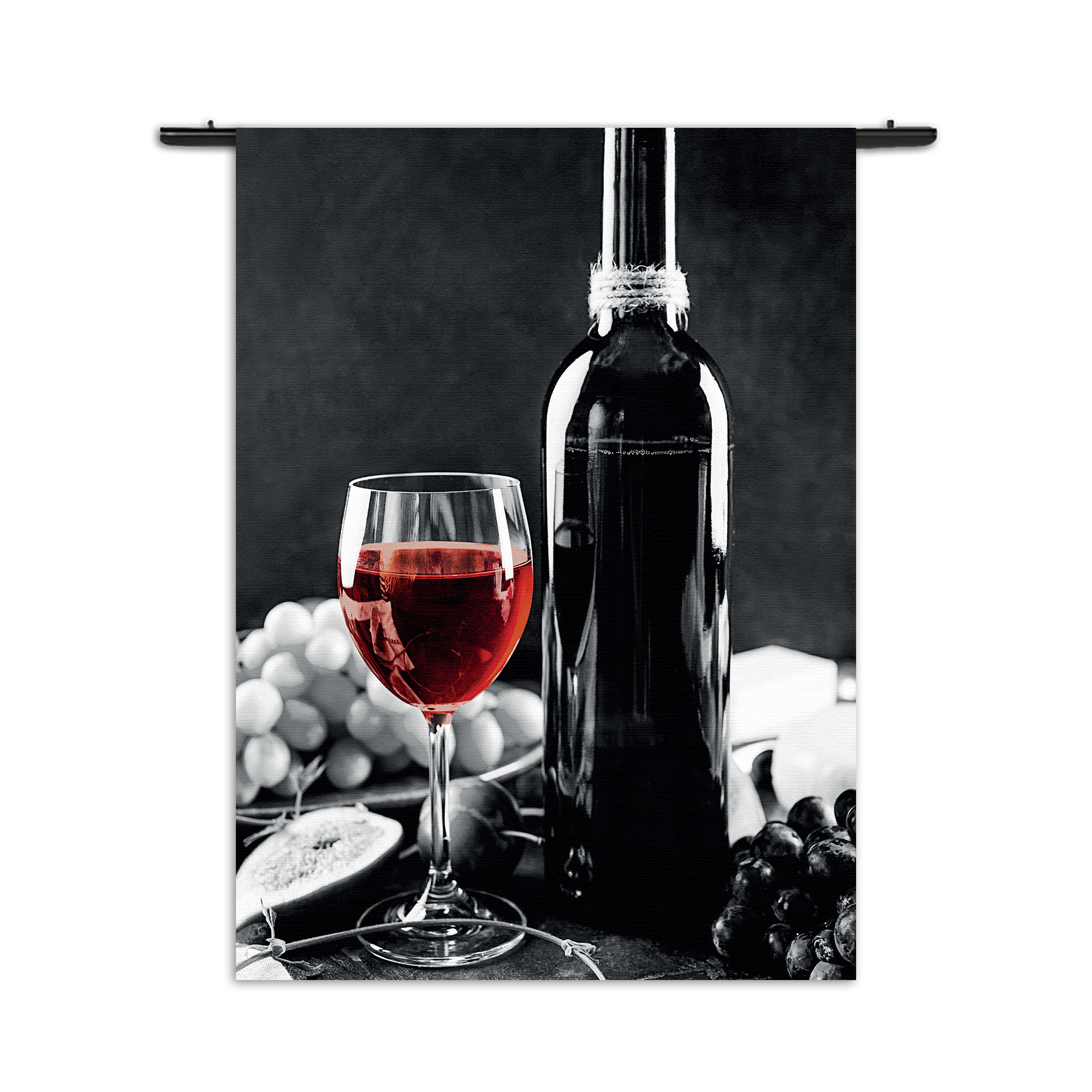 Wandkleed Red Red Wine 01 Rechthoek Verticaal