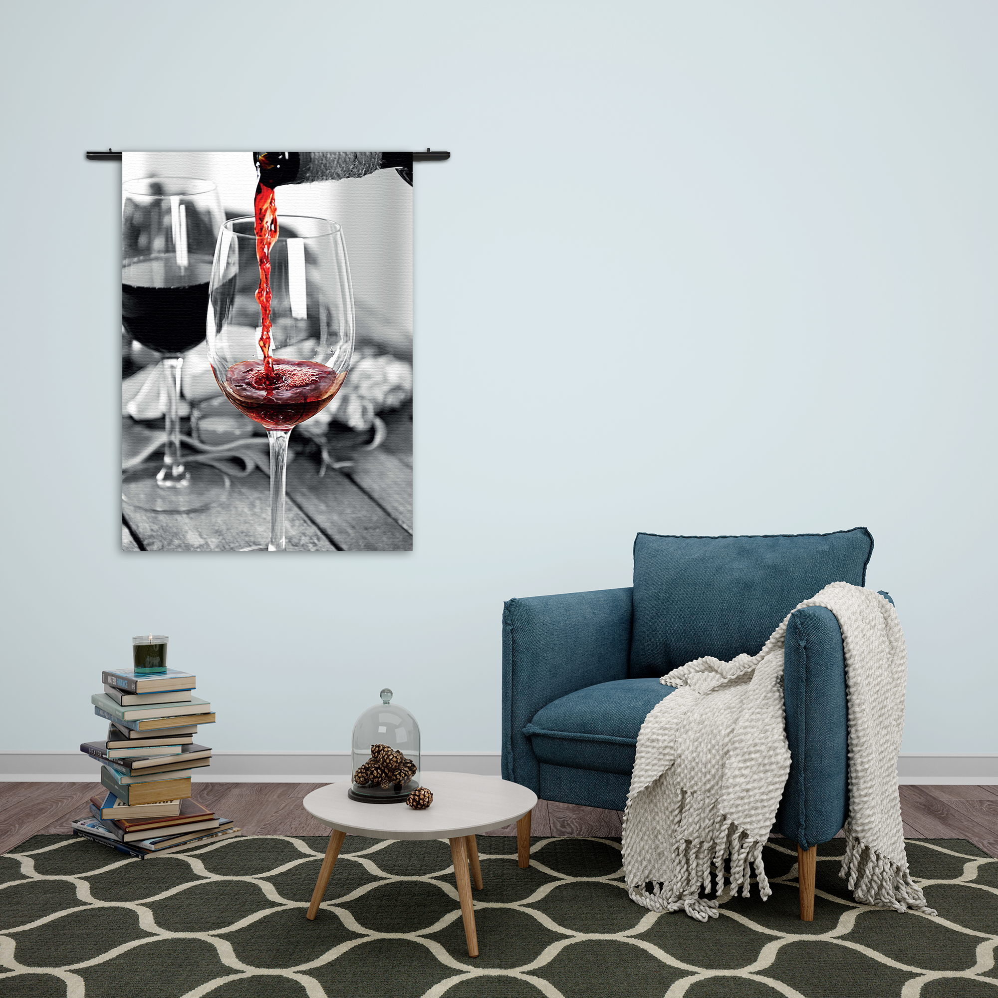 Wandkleed Red Red Wine 02 Rechthoek Verticaal Template 50 70 Verticaal Eten En Drinken 79 2