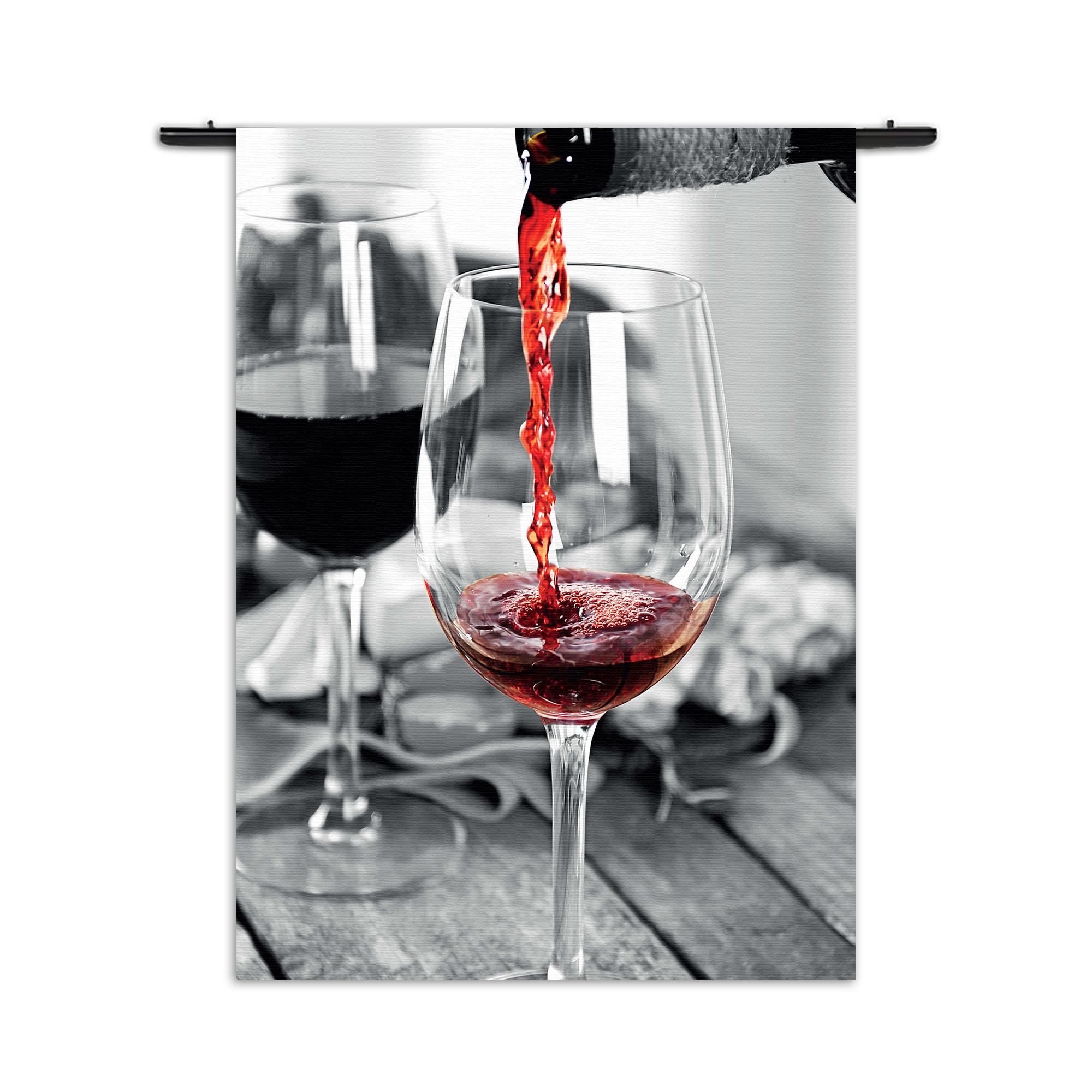 Wandkleed Red Red Wine 02 Rechthoek Verticaal