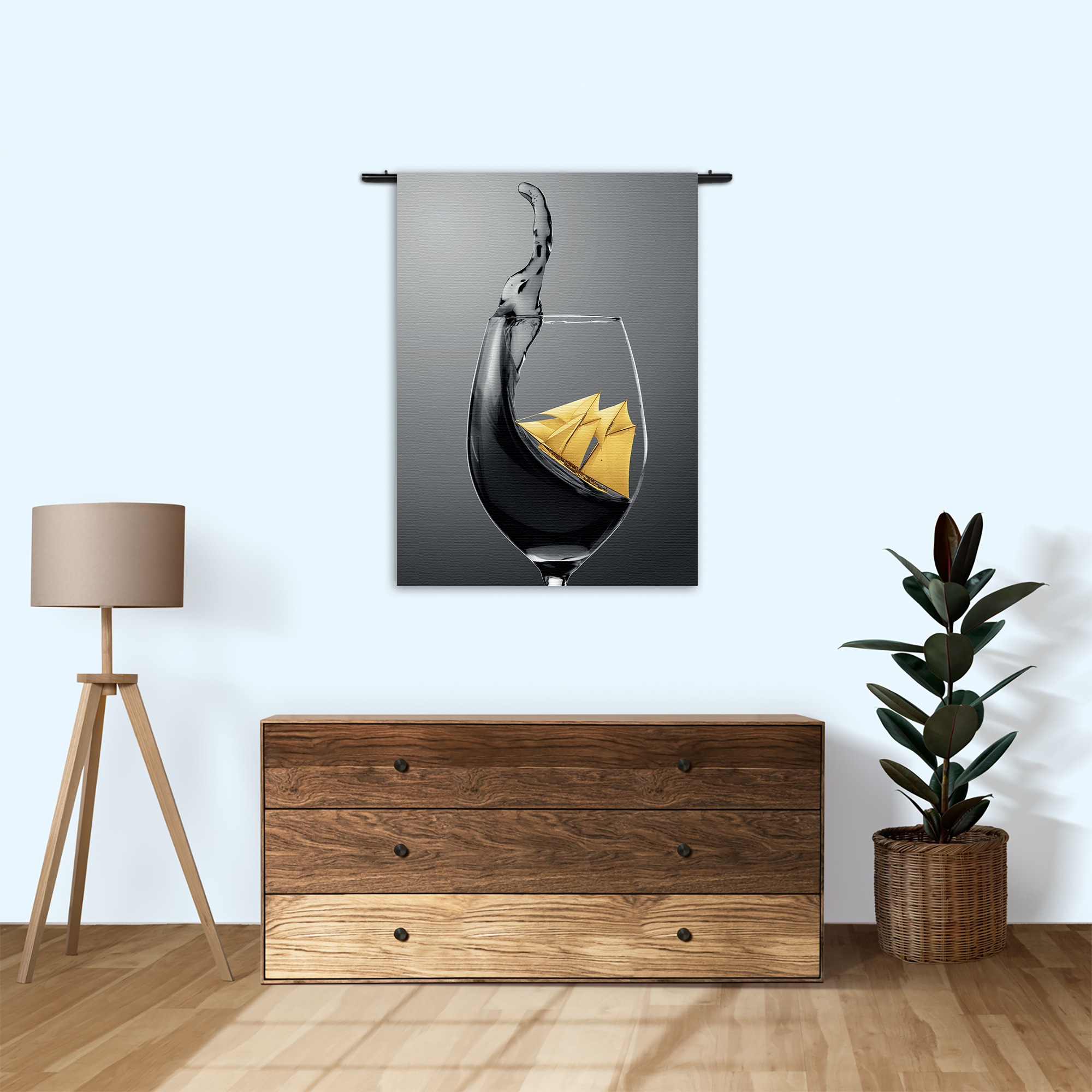 Wandkleed Sailing Wine 01 Rechthoek Verticaal Template 50 70 Verticaal Eten En Drinken 80 1