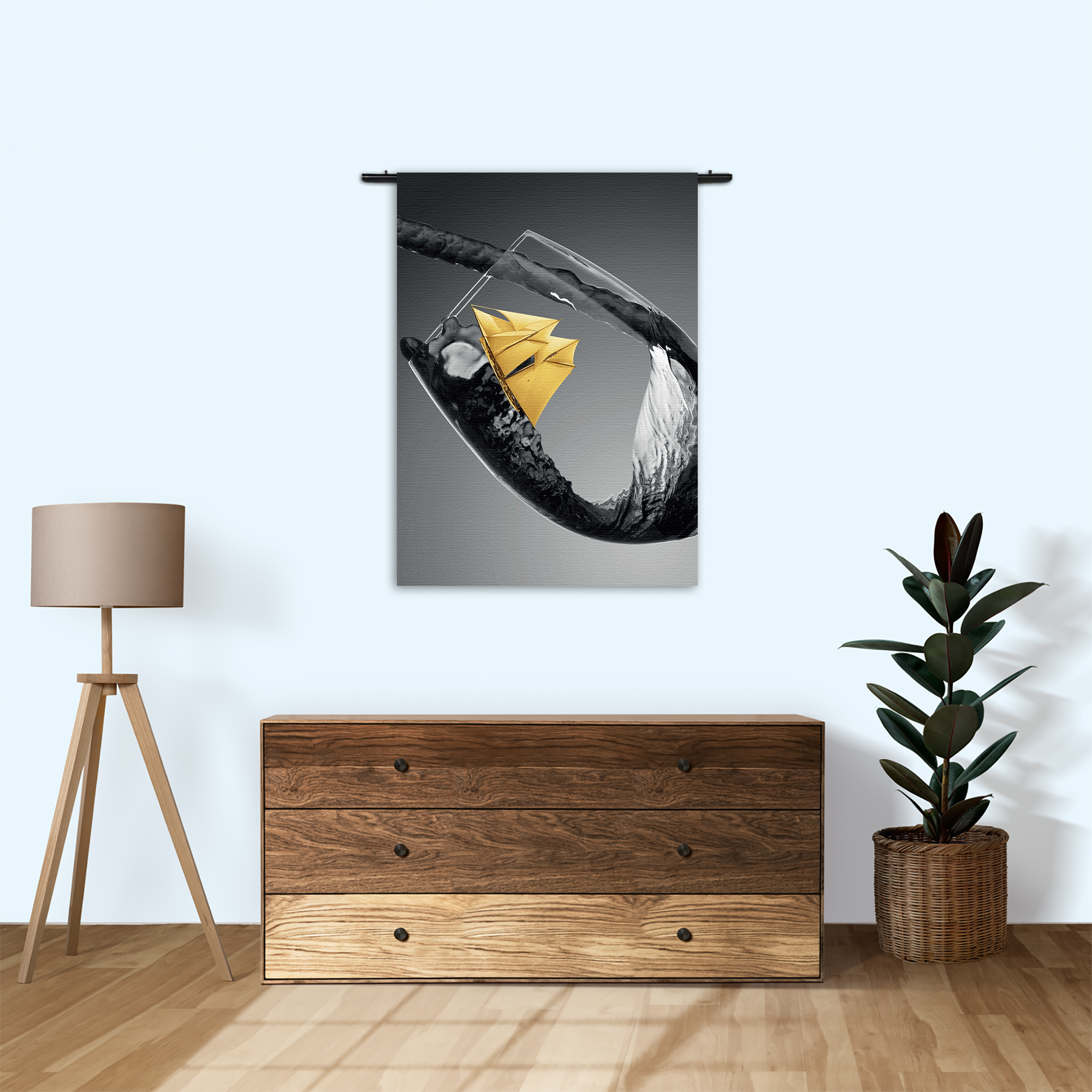 Wandkleed Sailing Wine 03 Rechthoek Verticaal Template 50 70 Verticaal Eten En Drinken 82 1