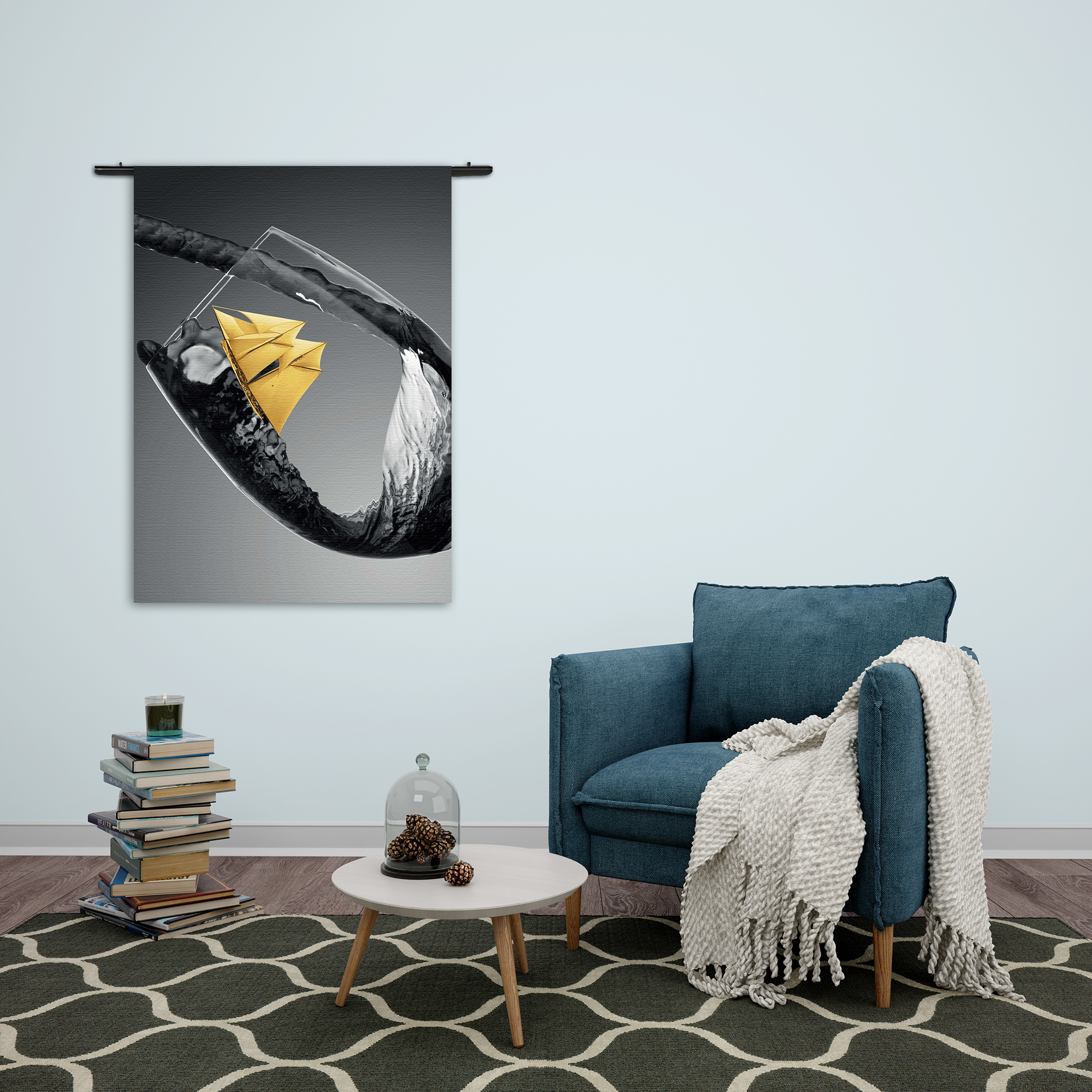 Wandkleed Sailing Wine 03 Rechthoek Verticaal Template 50 70 Verticaal Eten En Drinken 82 2
