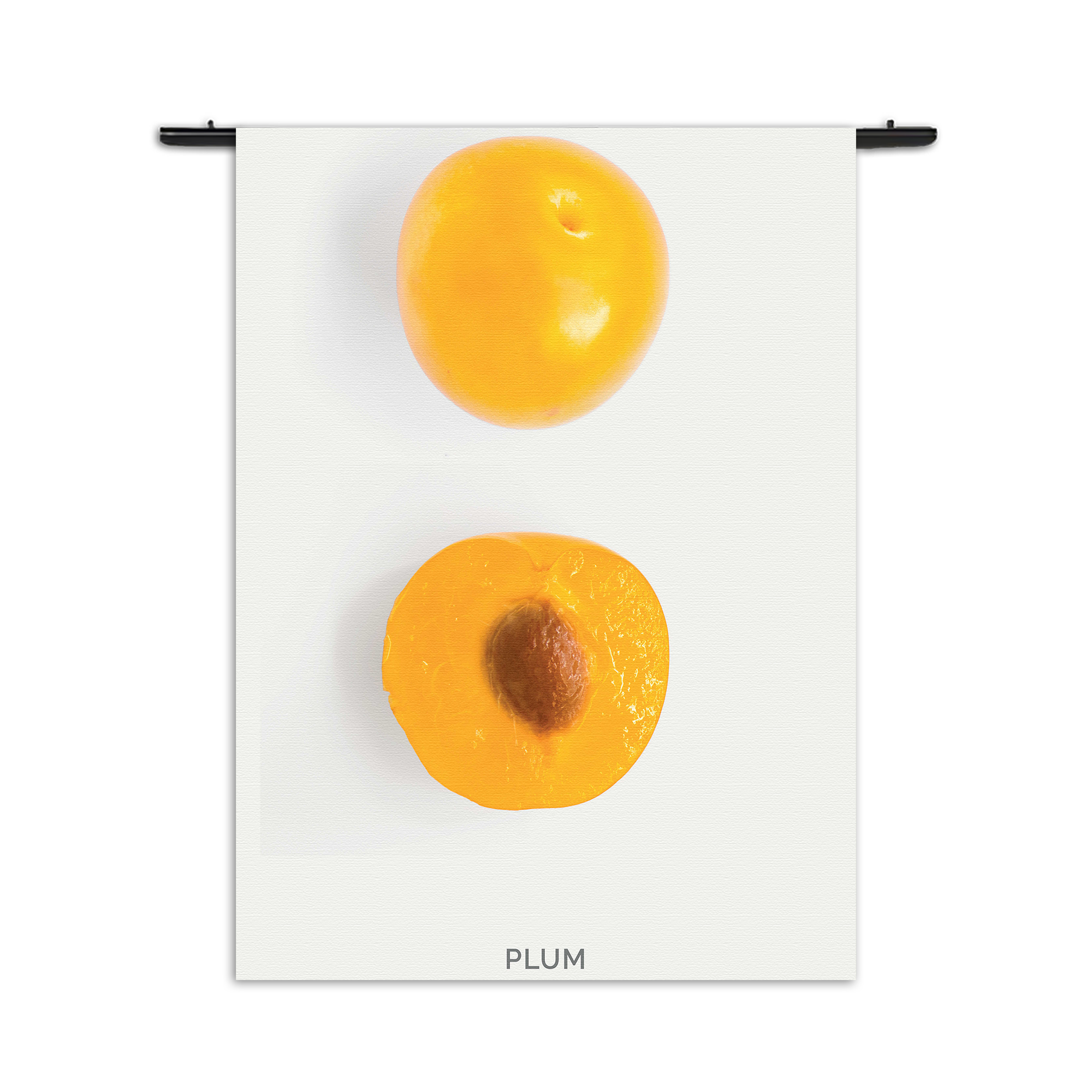 Wandkleed Plum Pruim Oranje Rechthoek Verticaal