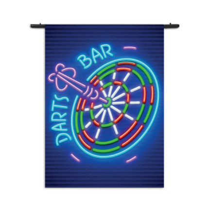 Wandkleed Darts Bar Rechthoek Verticaal