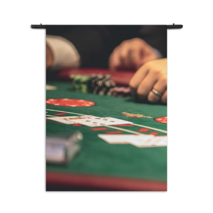 Wandkleed Poker Rechthoek Verticaal
