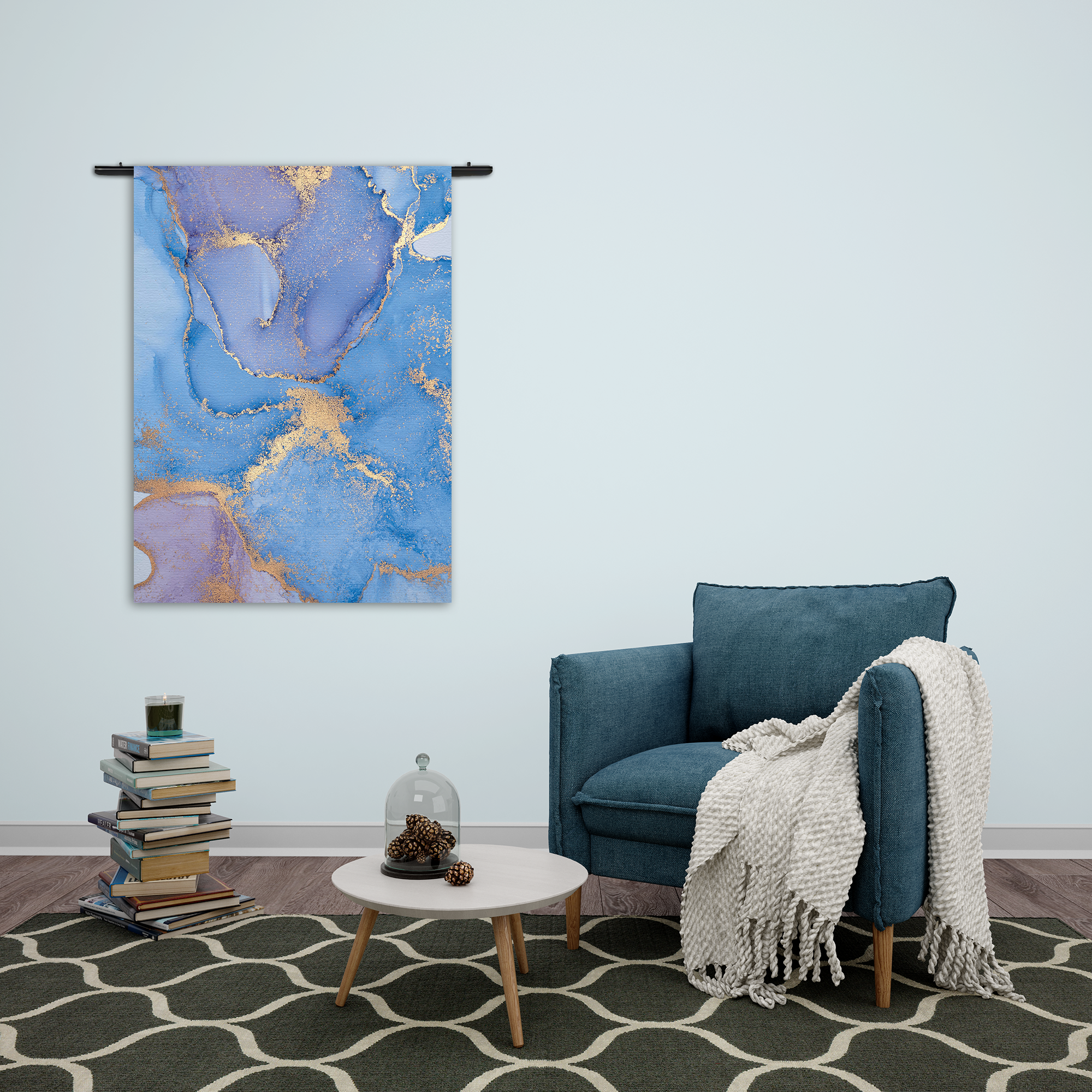 Wandkleed Marmer Look Colored 04 Rechthoek Verticaal Template 50 70 Verticaal Marmer 24 2
