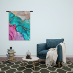 Wandkleed Marmer Look Colored 05 Rechthoek Verticaal Template 50 70 Verticaal Marmer 25 2