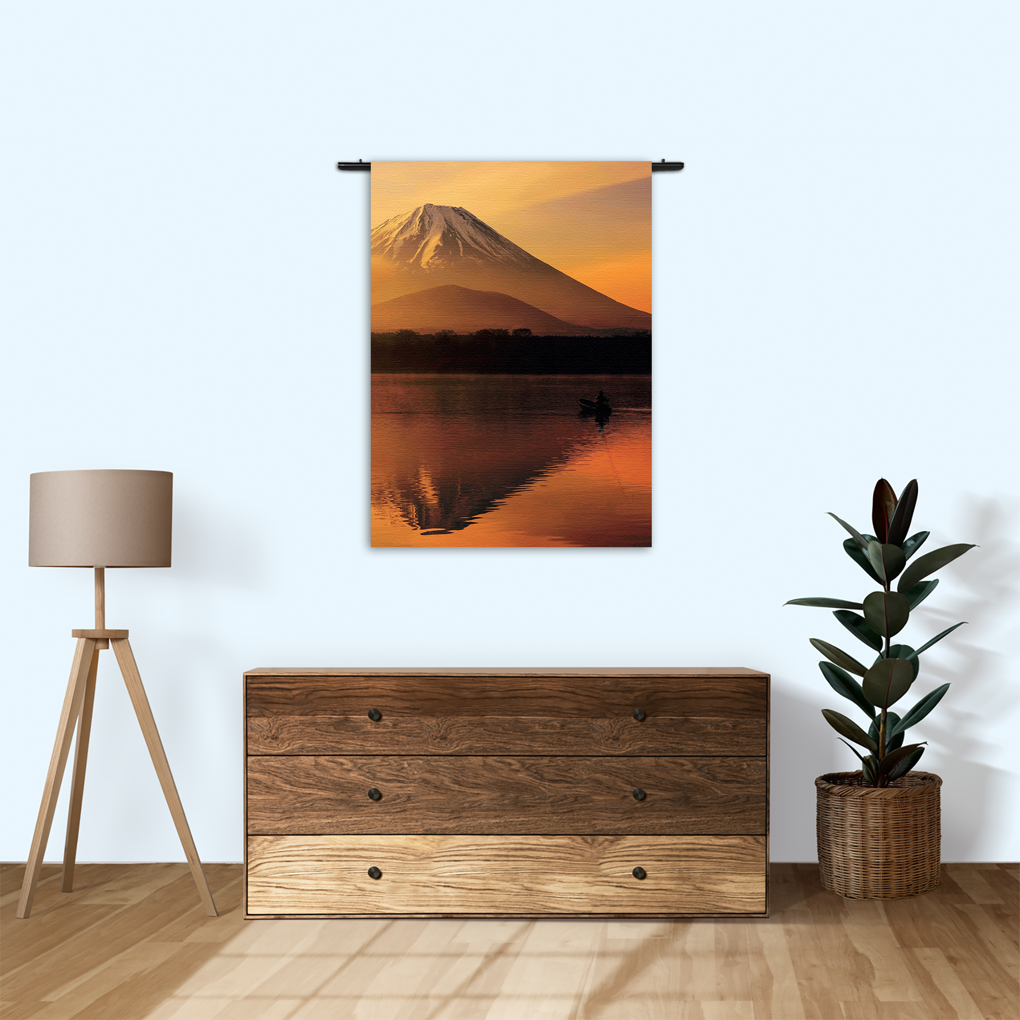 Wandkleed Fuji Rechthoek Verticaal Template 50 70 Verticaal Natuur 69 1