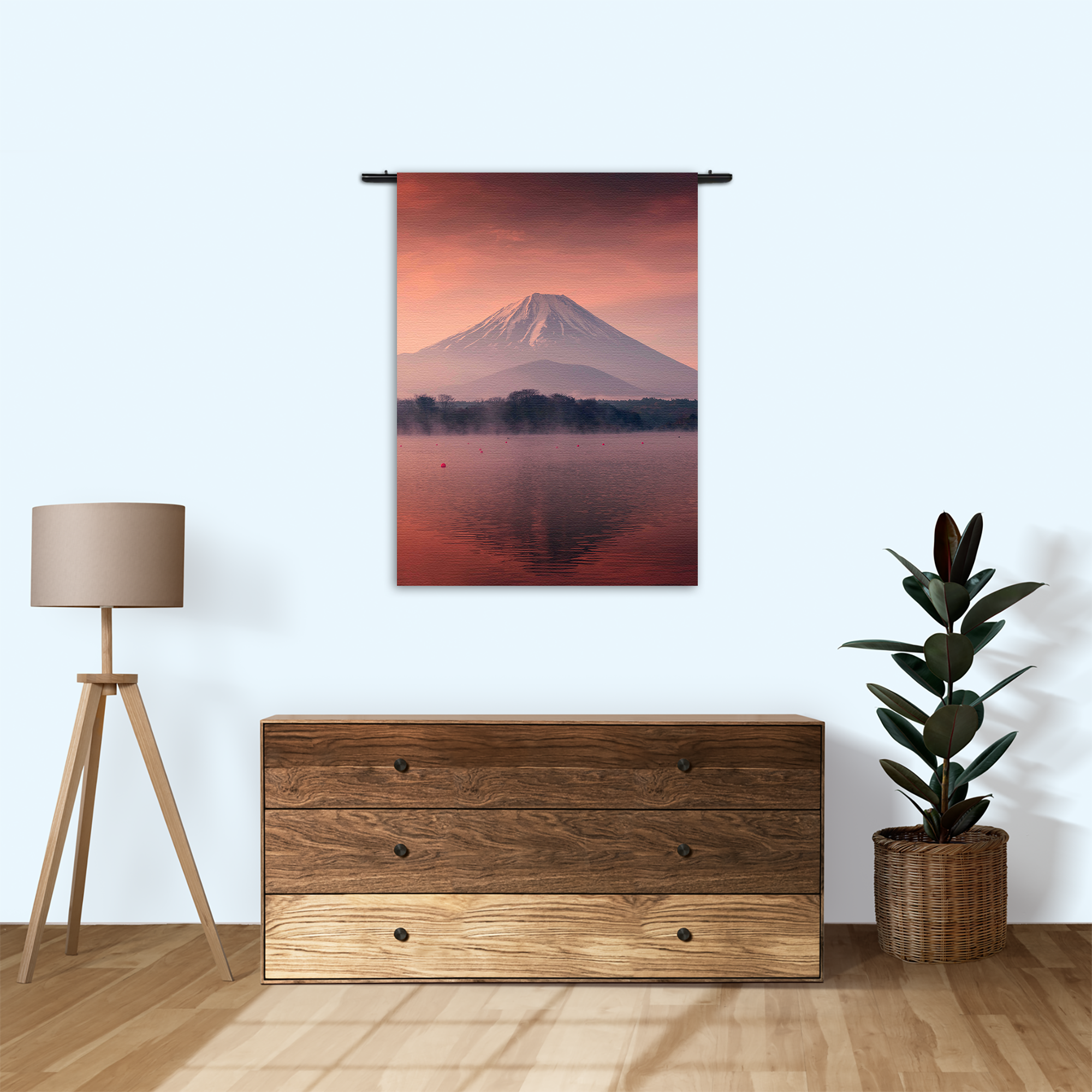 Wandkleed Fuji 2 Rechthoek Verticaal Template 50 70 Verticaal Natuur 78 1