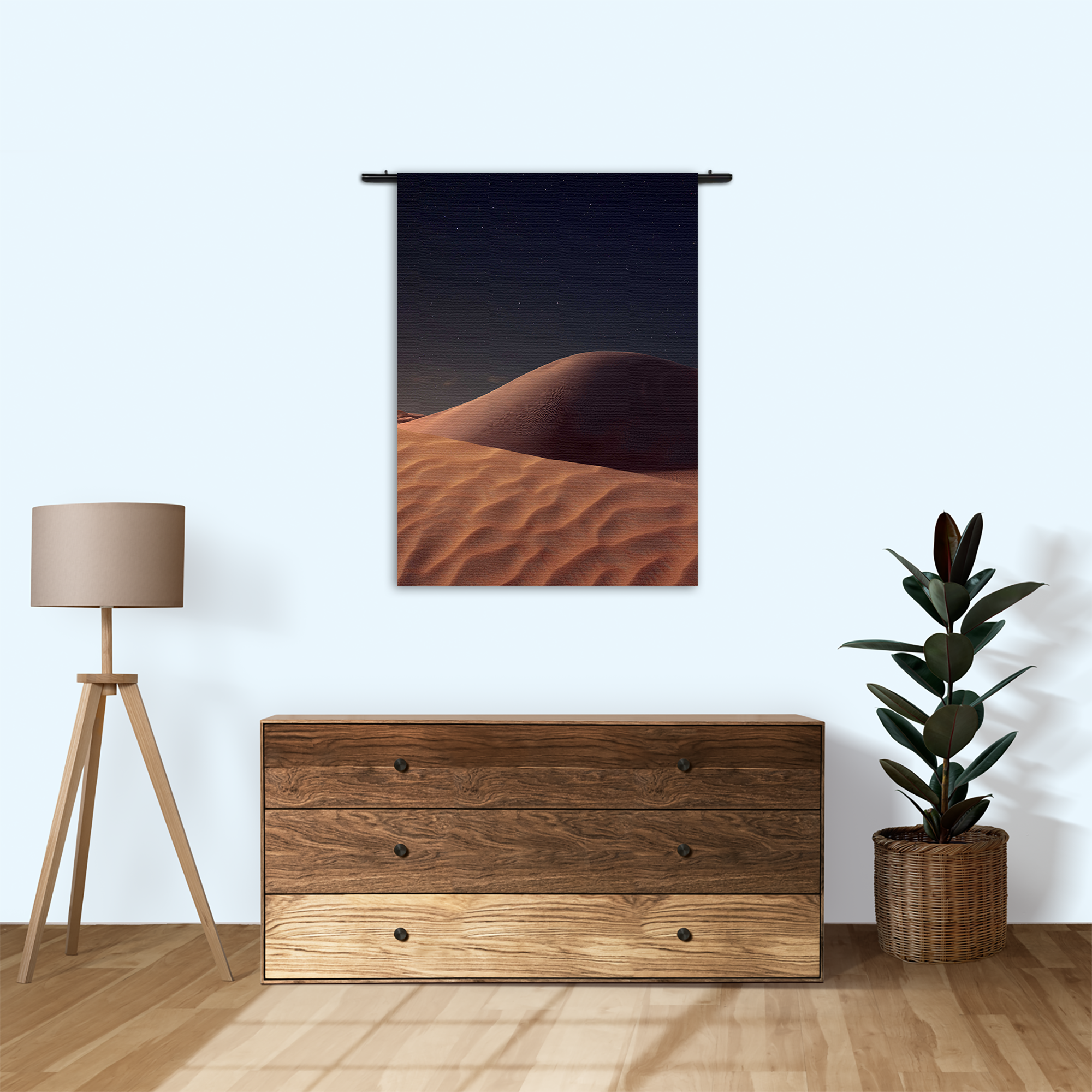 Wandkleed De woestijn Rechthoek Verticaal Template 50 70 Verticaal Natuur 86 1