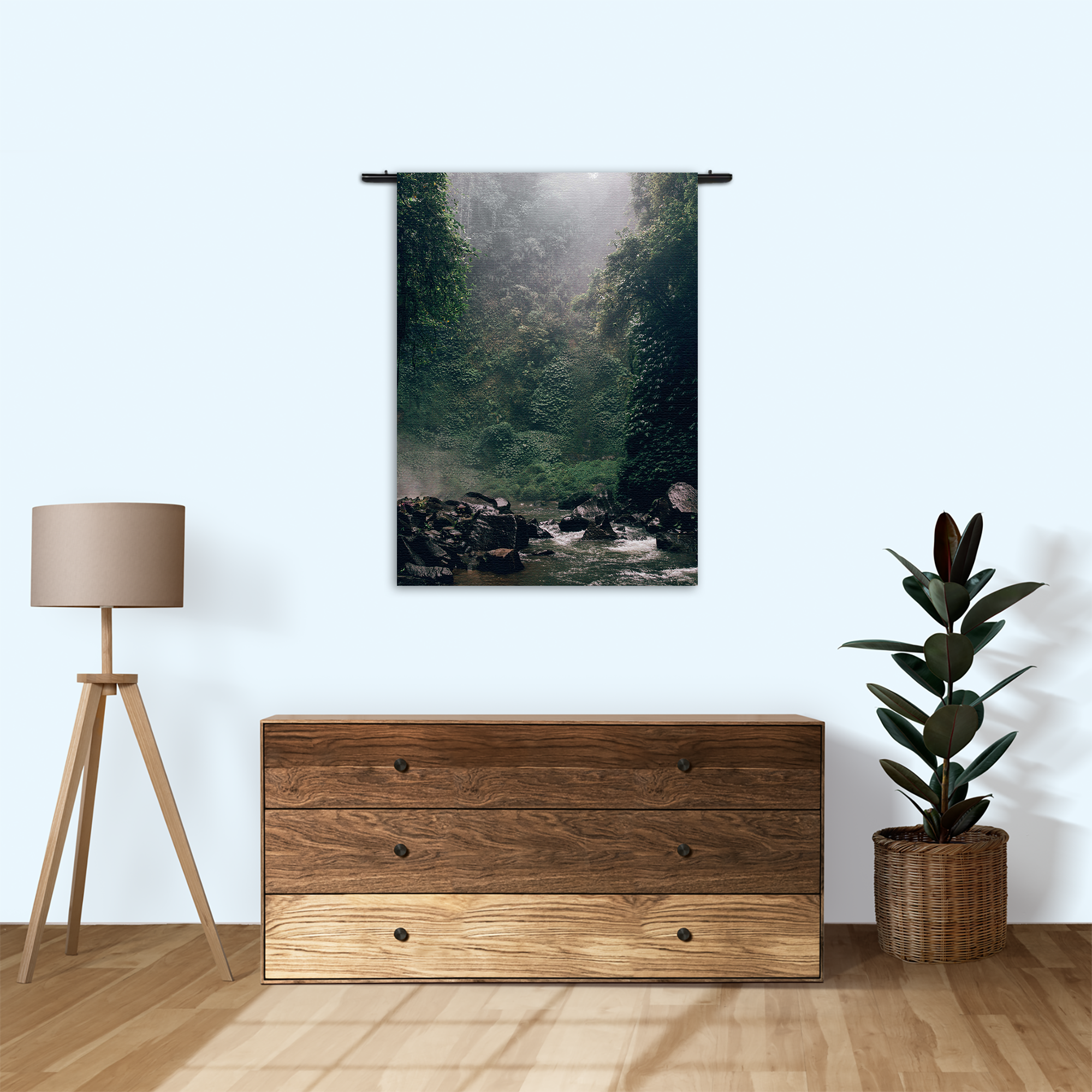 Wandkleed Het natuurgeweld Rechthoek Verticaal Template 50 70 Verticaal Natuur 9 1