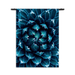Wandkleed Kleurrijke bloem 3 Rechthoek Verticaal
