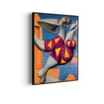Akoestisch Schilderij Mondriaan de rode Rechthoek Verticaal Template 50 70 Verticaal OM 10 scaled 1