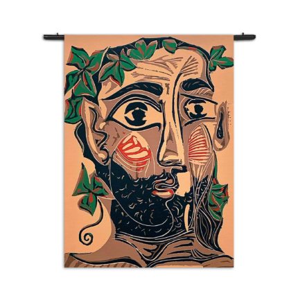 Wandkleed Picasso bebaarde man 1962 Rechthoek Verticaal