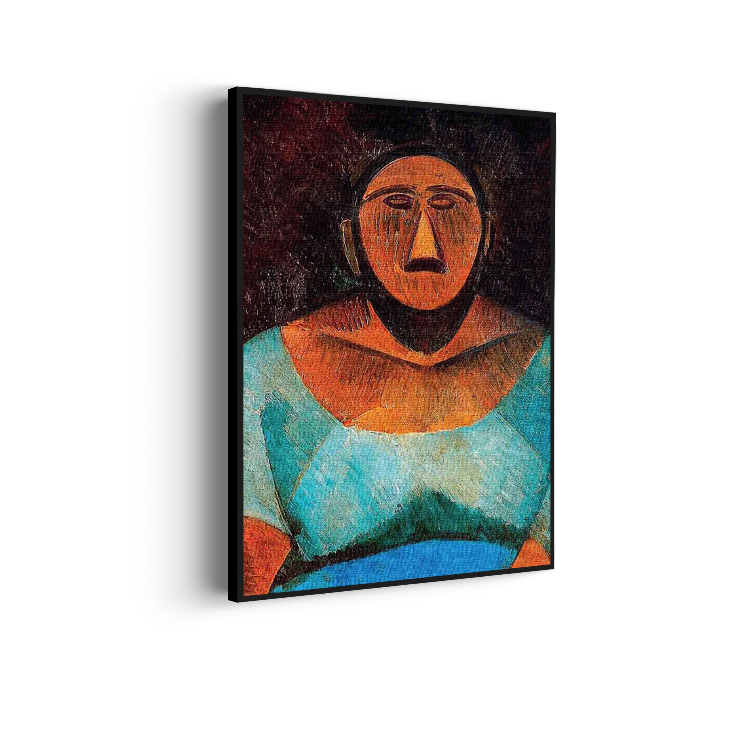 Akoestisch Schilderij Picasso Boerin 1908 Rechthoek Verticaal Template 50 70 Verticaal OM 16 scaled 1