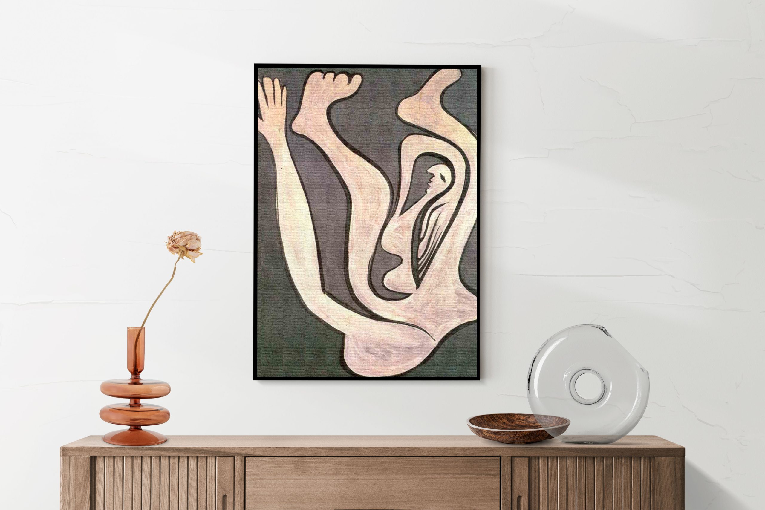 Akoestisch Schilderij Picasso Vrouwlijke acrobaat 1930 Rechthoek Verticaal Template 50 70 Verticaal OM 17 2 scaled 1