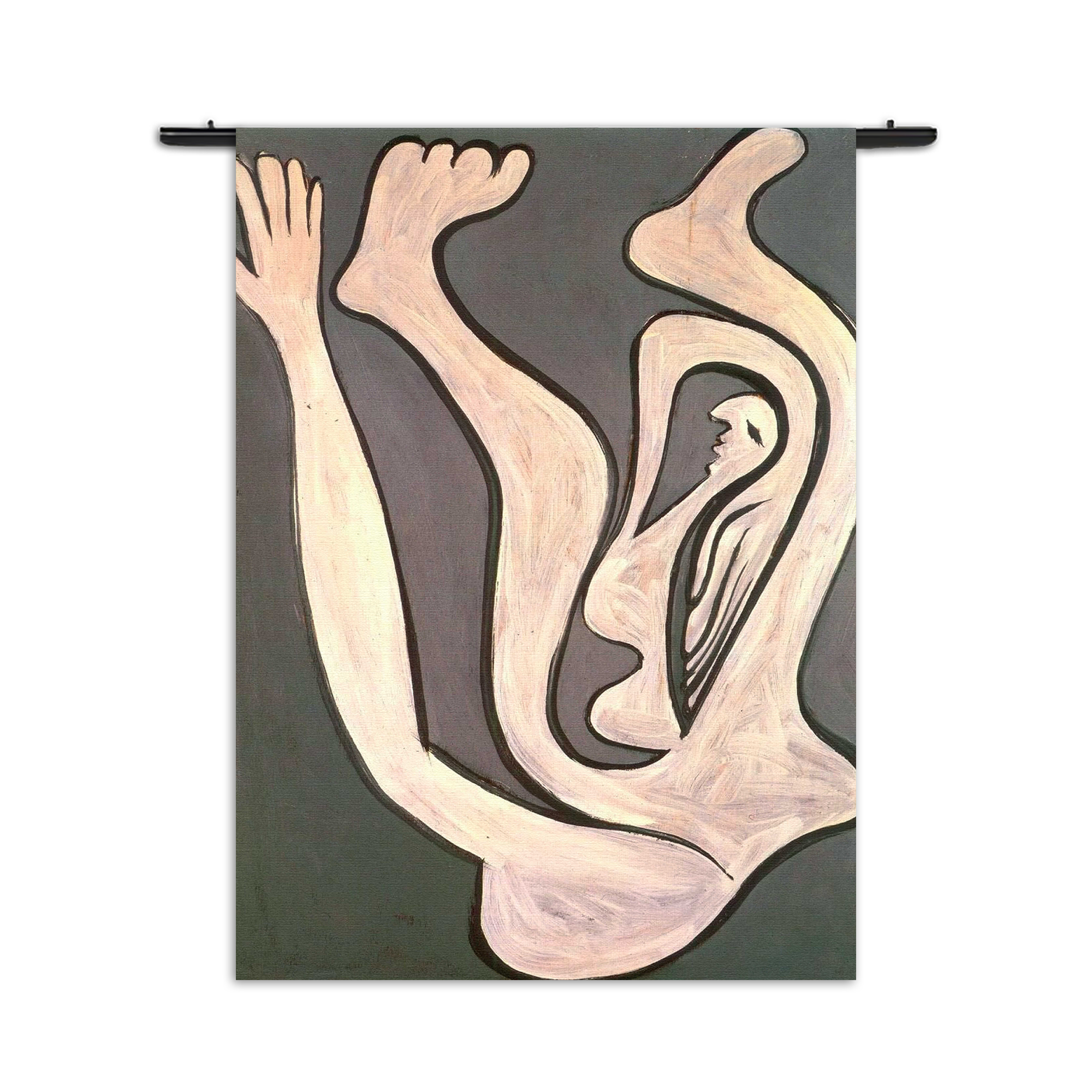 Wandkleed Picasso Vrouwlijke acrobat 1930 Rechthoek Verticaal