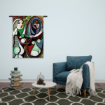 Wandkleed Picasso Meisje voor een spiegel 1932 Rechthoek Verticaal Template 50 70 Verticaal OM 19 2