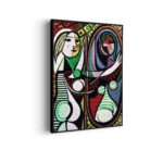 Akoestisch Schilderij Mondriaan de rode Rechthoek Verticaal Template 50 70 Verticaal OM 19 scaled 1