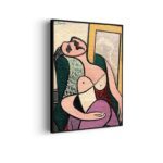 Akoestisch Schilderij Picasso Meisje kijkend naar een spiegel 1932 Rechthoek Verticaal Template 50 70 Verticaal OM 20 scaled 1