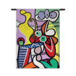 Wandkleed Picasso stilleven op een stoel 1931 Rechthoek Verticaal