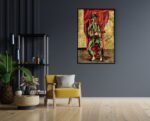 Akoestisch Schilderij Mondriaan de rode Rechthoek Verticaal Template 50 70 Verticaal OM 23 1 scaled 1