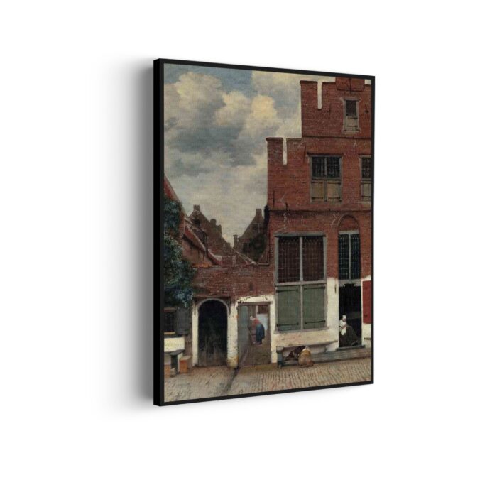 Akoestisch Schilderij Johannes Vermeer Gezicht op huizen in Delft 1658 Rechthoek Verticaal Template 50 70 Verticaal OM 30 scaled 1