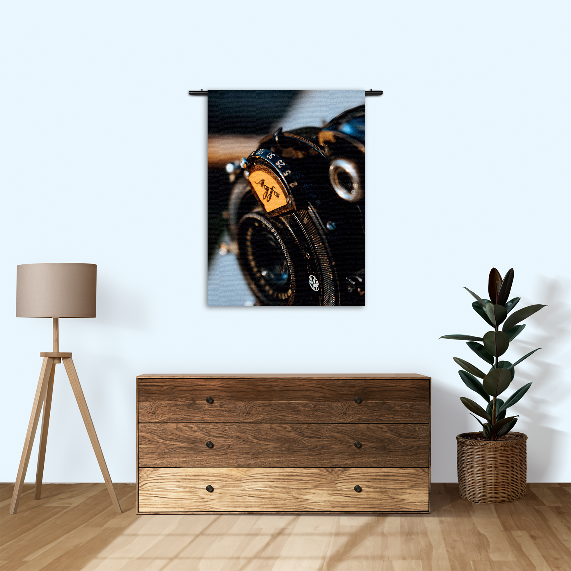 Wandkleed Muziekverdeler Rechthoek Verticaal Template 50 70 Verticaal Retro 4 1