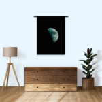 Wandkleed To The Moon Rechthoek Verticaal Template 50 70 Verticaal Ruimtevaart 2 1