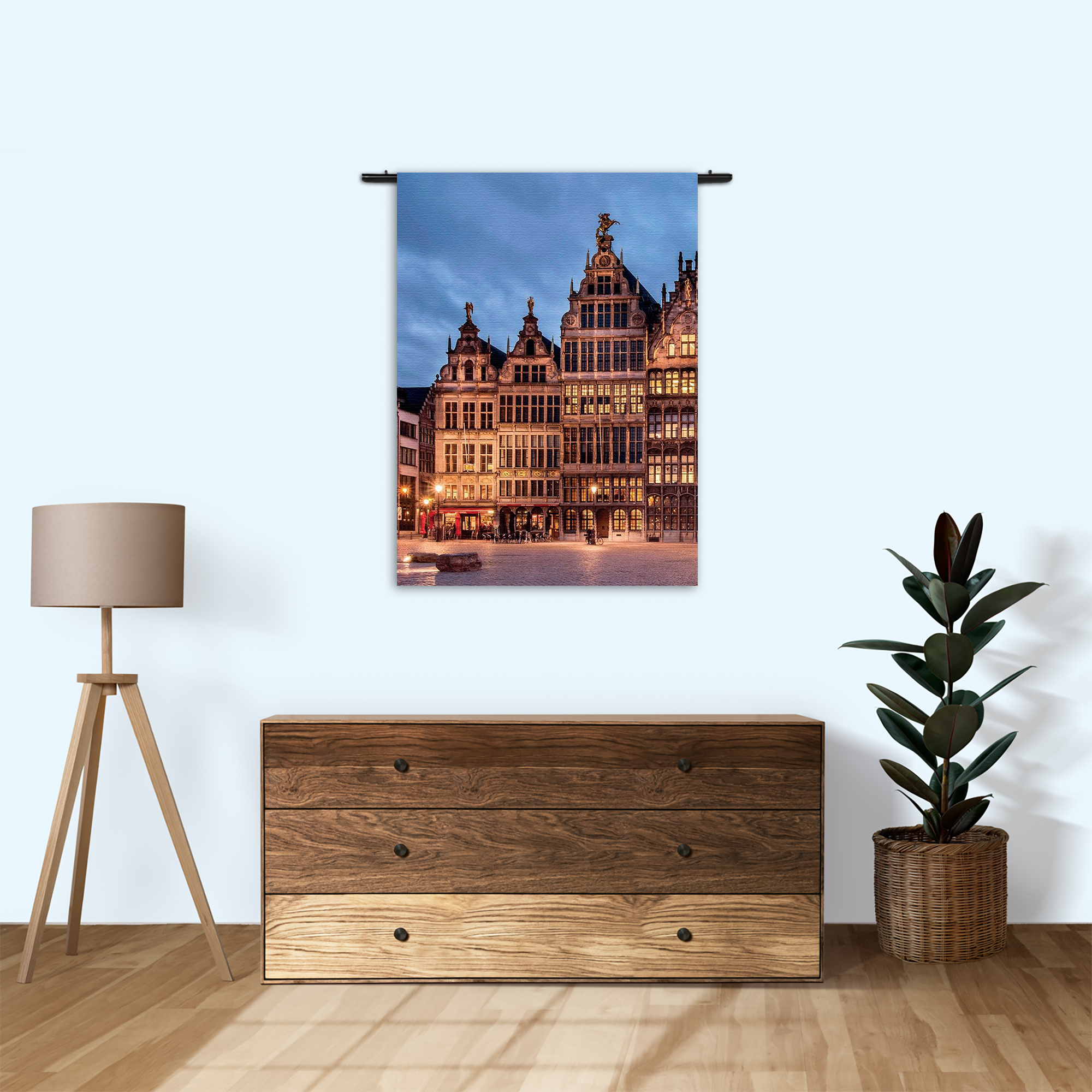 Wandkleed Grote Markt Antwerpen Rechthoek Verticaal Template 50 70 Verticaal Steden 101 1