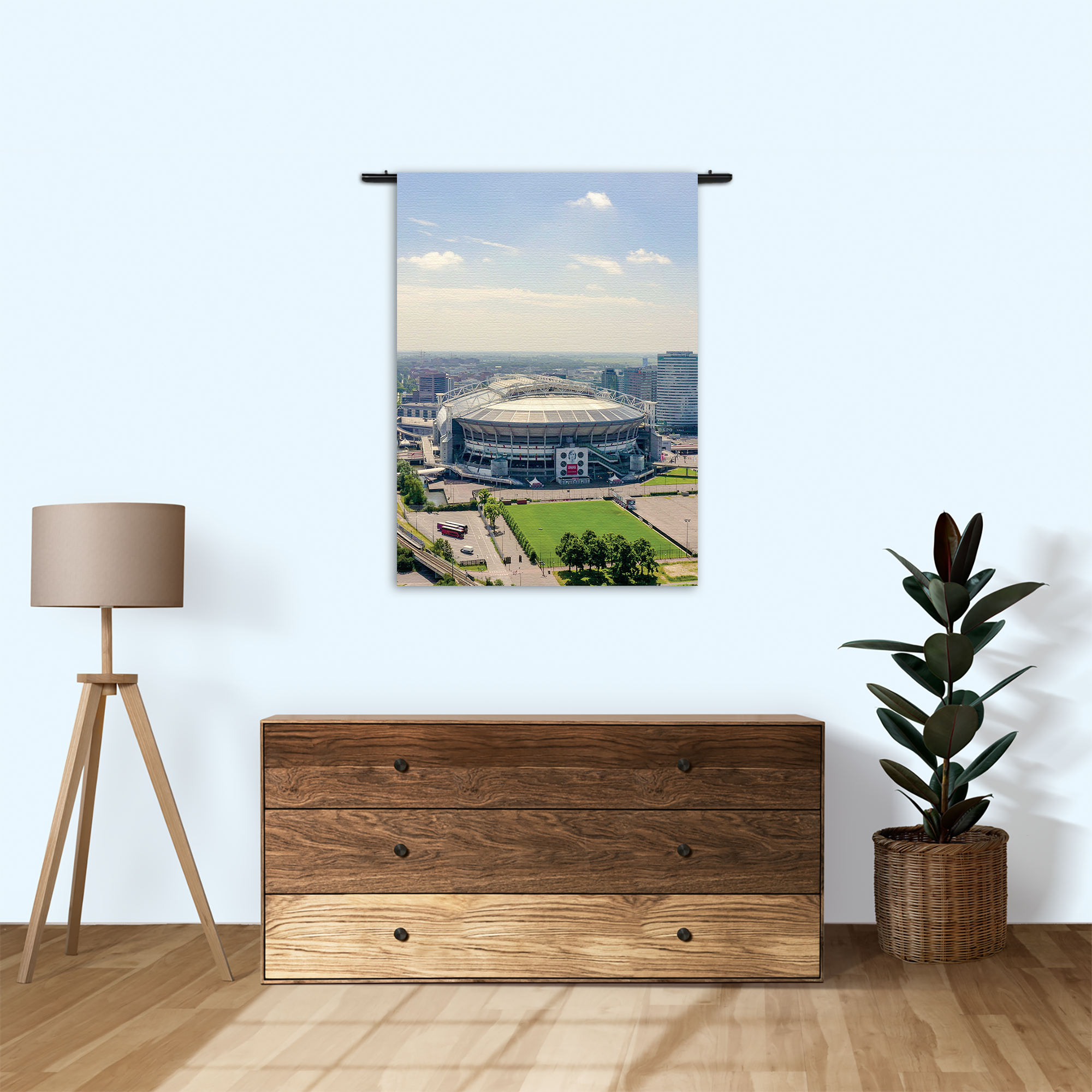 Wandkleed Johan Cruijf Arena Rechthoek Verticaal Template 50 70 Verticaal Steden 105 1
