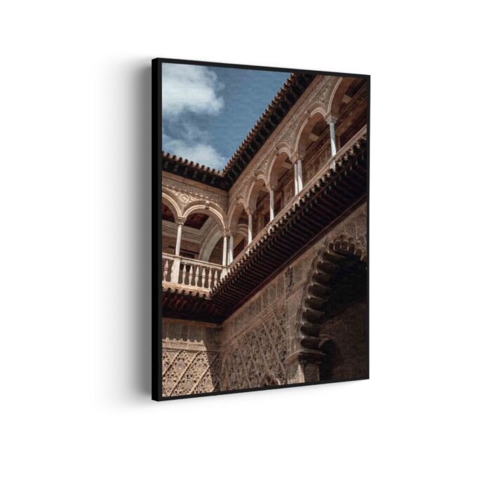 Akoestisch Schilderij Koninklijk Paleis van Sevilla Rechthoek Verticaal Template 50 70 Verticaal Steden 15 1 scaled 1