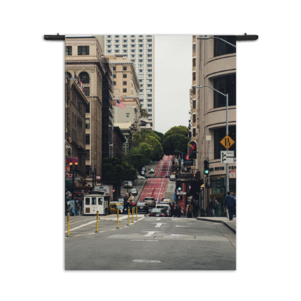Wandkleed San Francisco City Rechthoek Verticaal