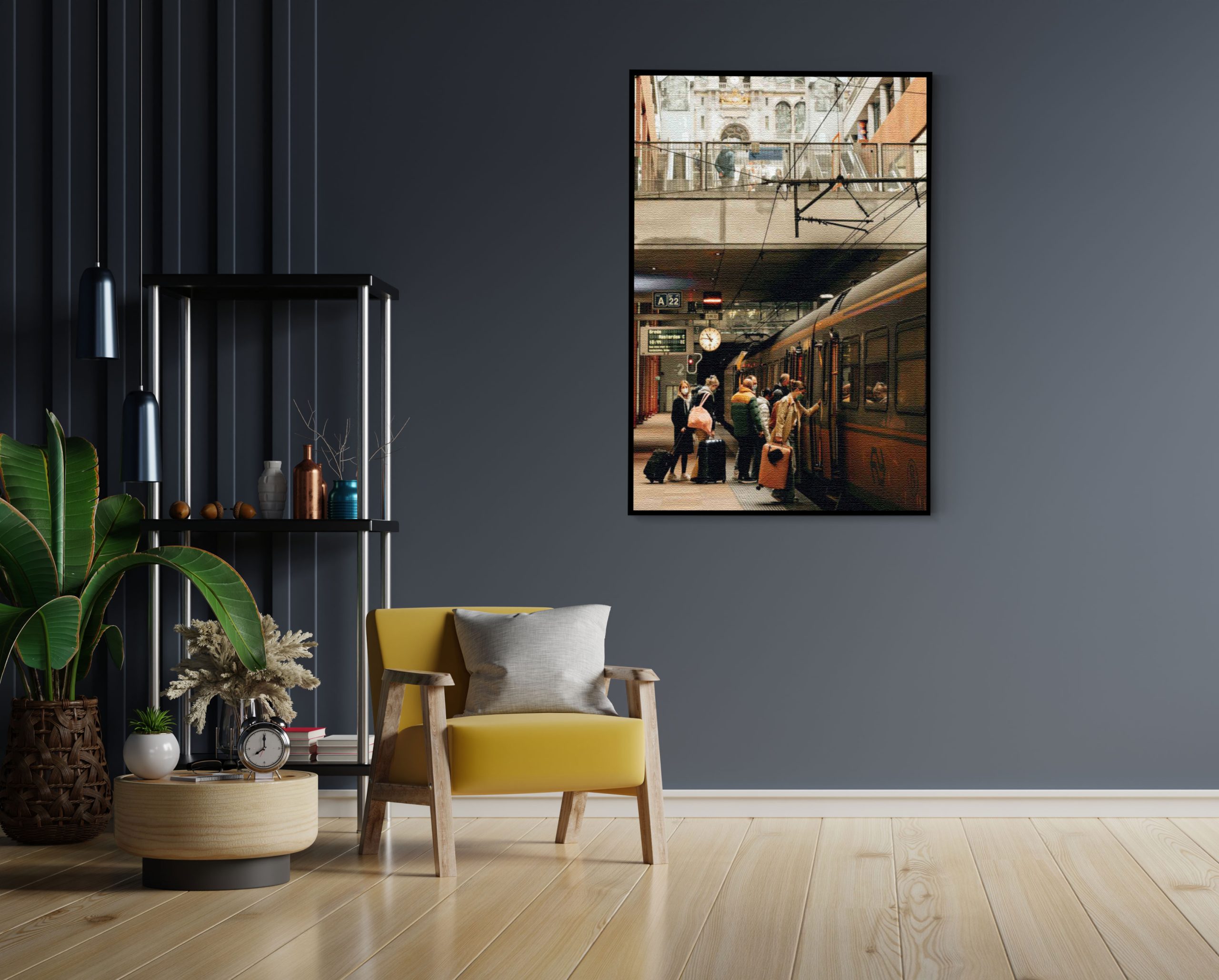 Akoestisch Schilderij Station Nederland NS Old School Rechthoek Verticaal Template 50 70 Verticaal Steden 22 1 scaled 1