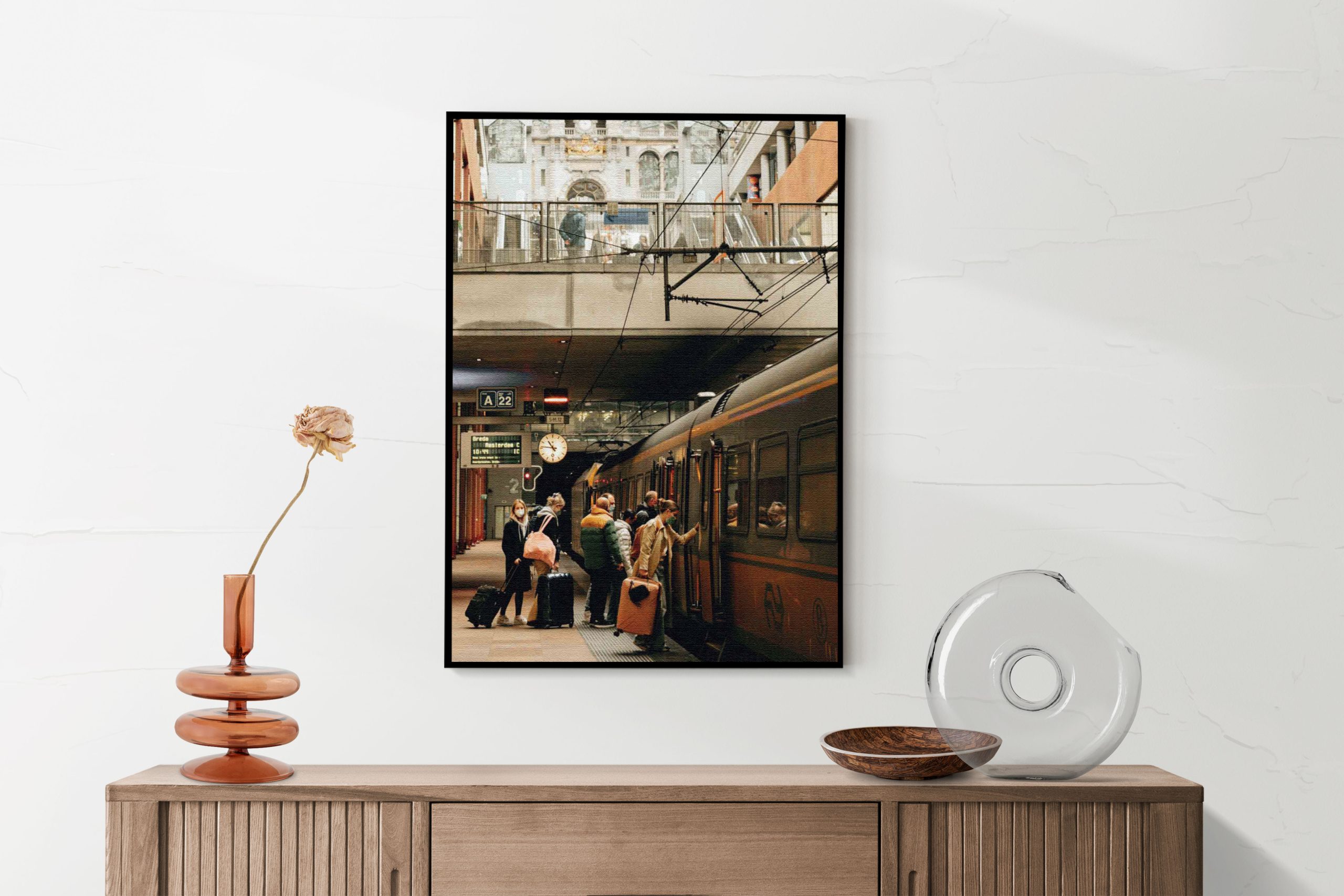 Akoestisch Schilderij Station Nederland NS Old School Rechthoek Verticaal Template 50 70 Verticaal Steden 22 2 scaled 1